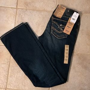 Silver Suki mid slim boot jeans sz 28
